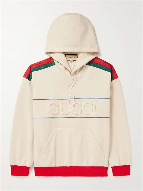 gucci hoodie with rhimstones|mr porter gucci hoodie.